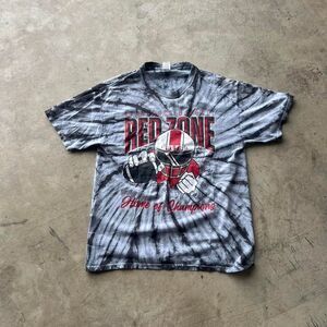 Stanford Redzone tie dye y2k Grey tee Mens size M Medium football college